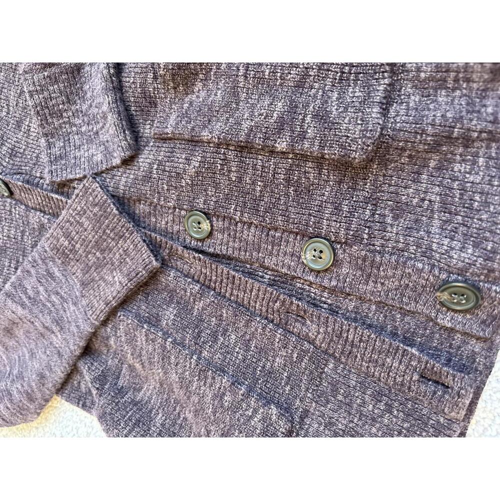 American Eagle Women's Plum Button-Up Cotton Cardigan Sweater Size S - Picture 2 of 3